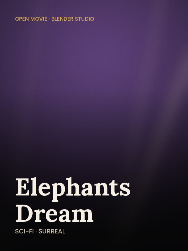 Elephants Dream poster