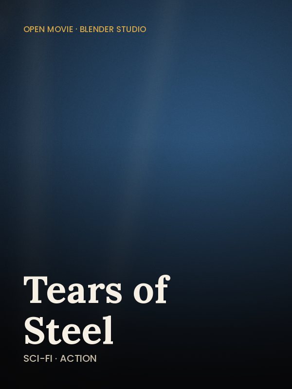 Tears of Steel poster